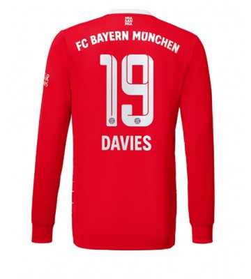 Bayern Munich Alphonso Davies #19 Hjemmedrakt 2022-23 Langermet